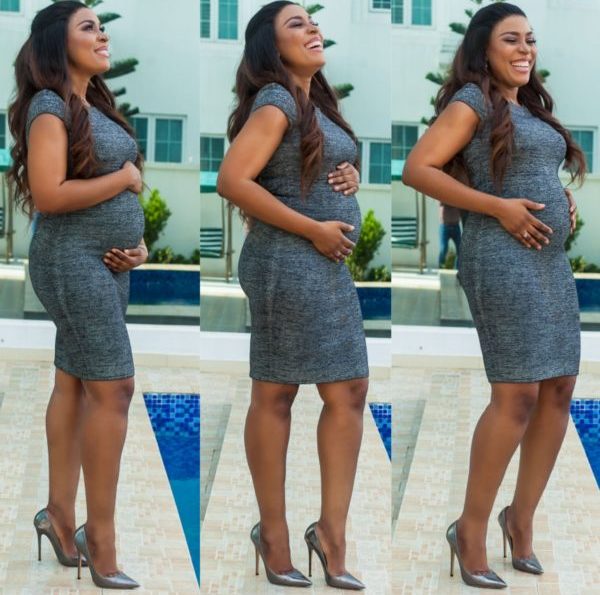 Blogger Linda Ikeji five months pregnant