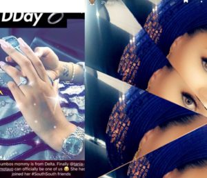 Fashion entrepreneur, Tania Omotayo, over the weekend got married traditionally to her heart-throb, Summy, the co-owner of popular Lagos Lounge and Restaurant, Buzzbar.