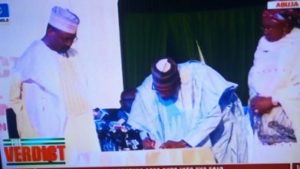 Buhari collects Certificate of Return as President-elect