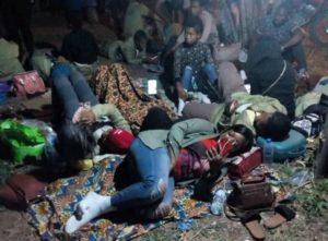 Photos of the day: INEC Inhumanity to Corpers