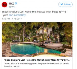 2Pac's last home can now be yours but It will cost you millions