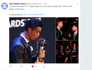 âYou are changing footballâs history books!â â Pele and football congratulate Ronaldo