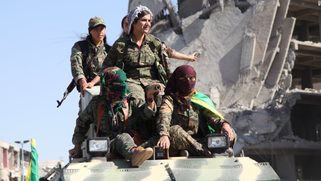 Female soldiers who defeated ISIS