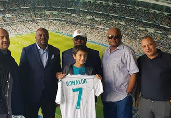 Football academy: Wike meets Ronaldo in Spain