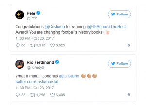 ‘You are changing football’s history books!’ – Pele and football congratulate Ronaldo