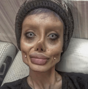 Angelina Jolie-inspired 'Corpse Bride' says she faked Instagram photos: 'This is Photoshop and makeup'
