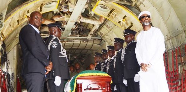 How governors receive body of Ekwueme