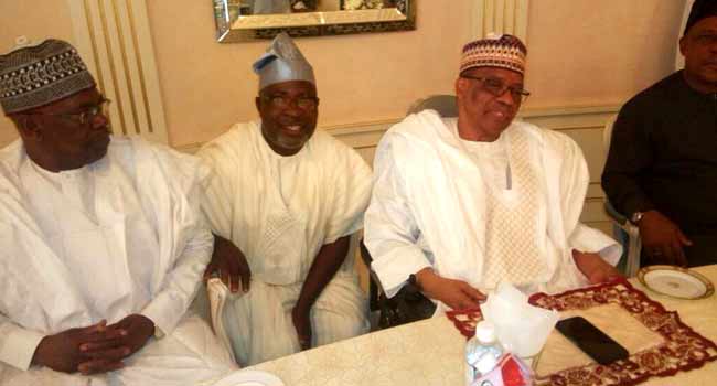 PHOTOS OF THE DAY:  IBB meets with PDP at Minna