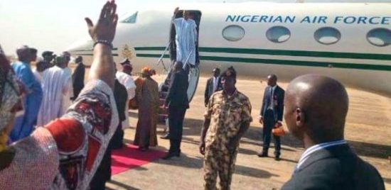Buhari tours troubled states, arrives Taraba