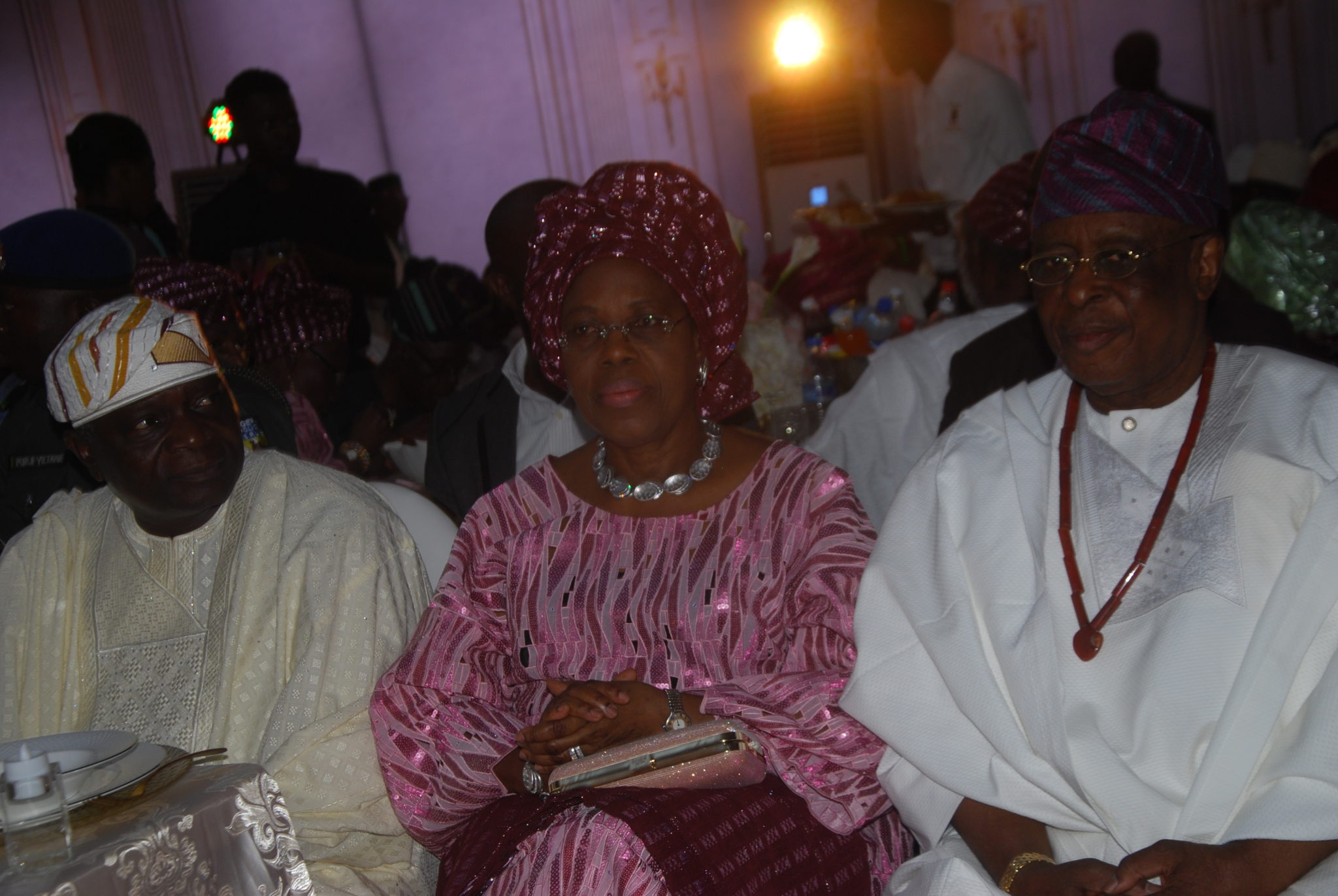 PHOTOS OF THE DAY: Faces at wedding reception for Ajimobi, Ganduje children