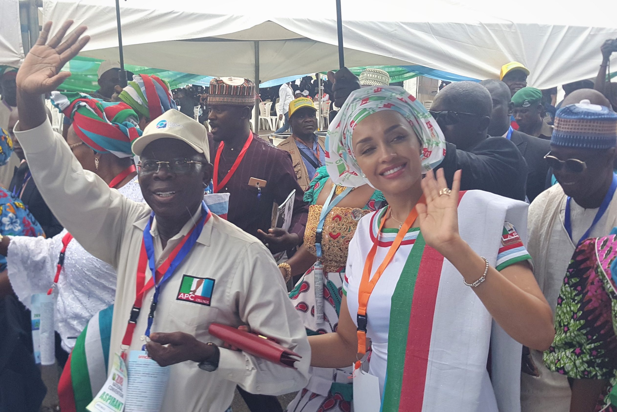 PHOTOS OF THE DAY: Buhari, Osinbajo, Oshiomhole and others at the APC national convention