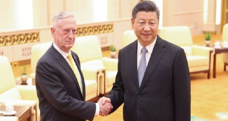 China won't give up 'one inch' of territory, says President Xi to Mattis