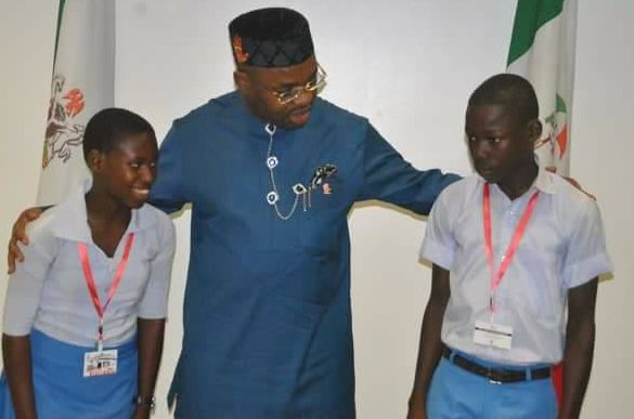 A’Ibom: Emmanuel awards scholarships to two national competition winning students