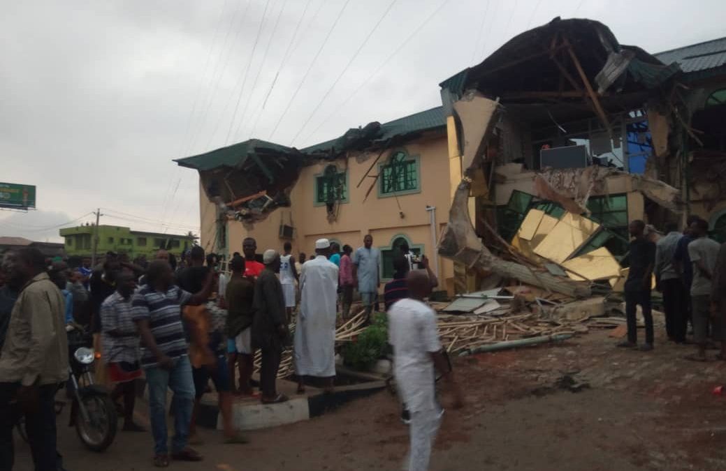 PHOTOS OF THE DAY: Yinka Ayefele’s Music House demolished