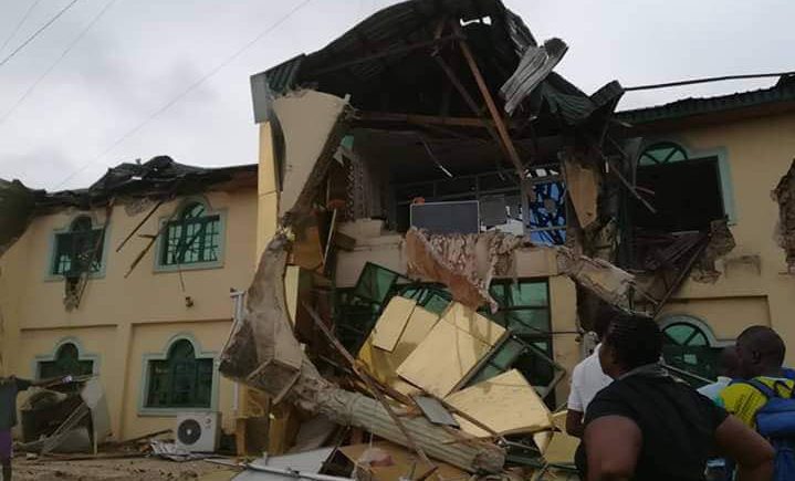 Demolished Yinka Ayefele’s Music House