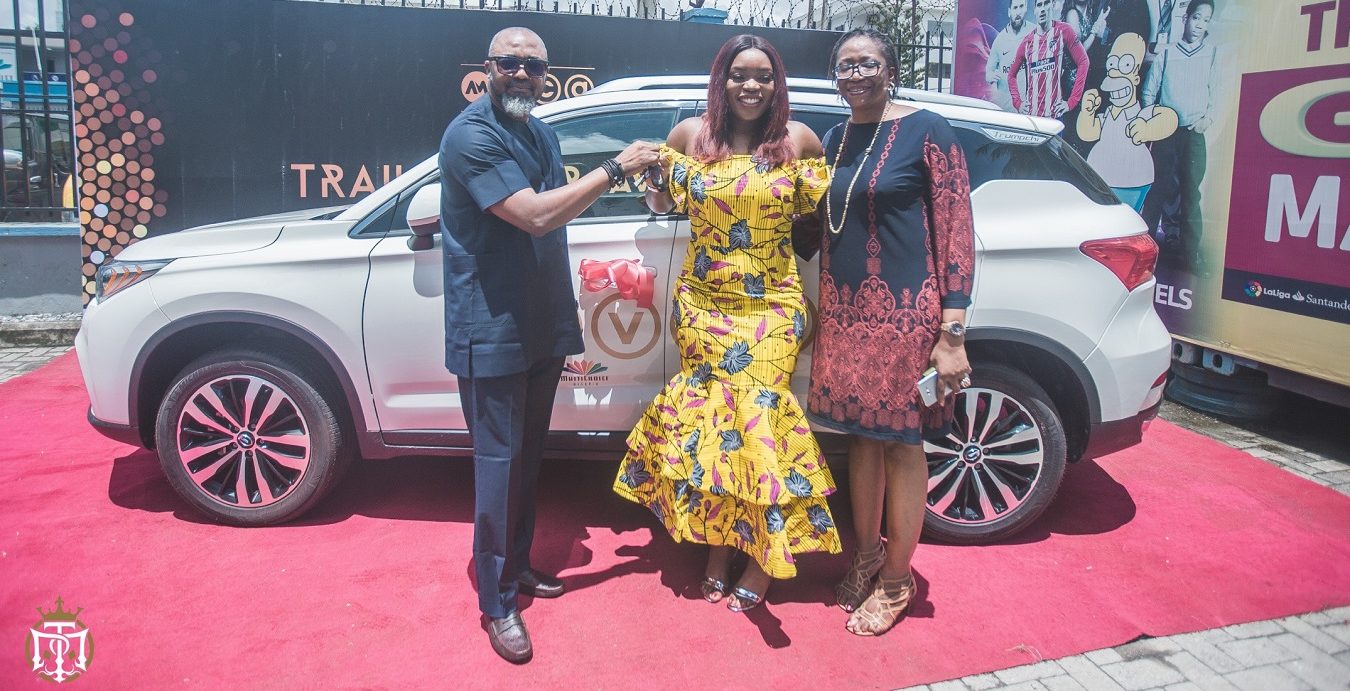 Bisola receives AMVCA Trailblazer car prize