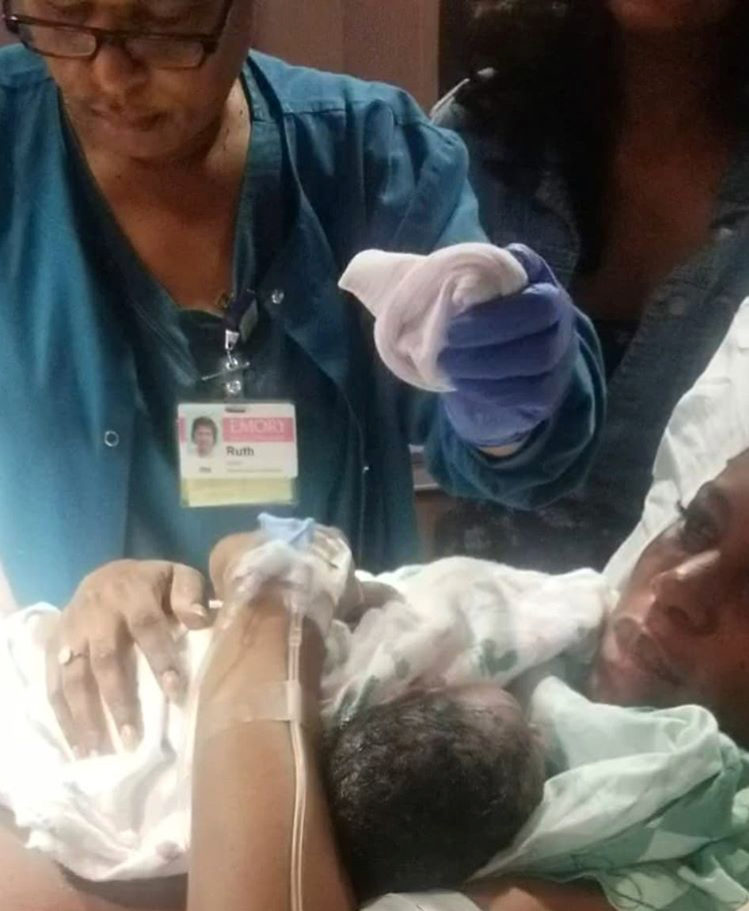 Behold! Linda shows son at birth process, celebrates own birthday