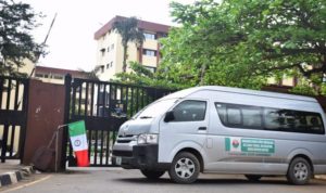 PHOTOS OF THE DAY:  Strike:  NLC seals off Lagos State secretariat