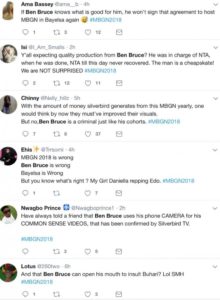 MBGN 2018: Viewers descend on Ben Bruce, Silverbird, say show was poor