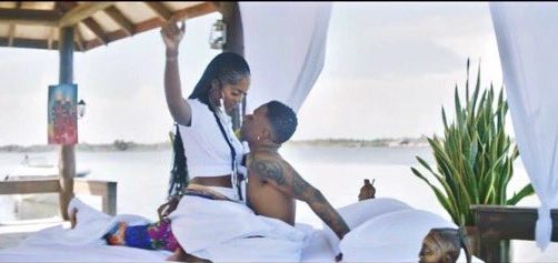 Wizkid and Tiwa in FEVER video