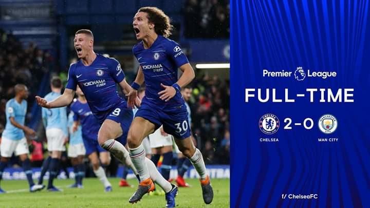 Premier League: Chelsea 2 -0 Man city