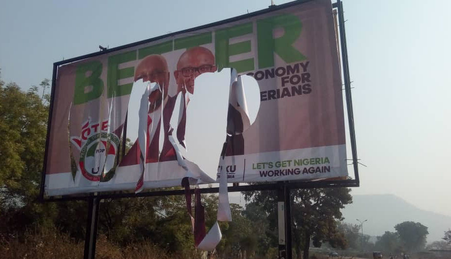 Photo of the Day: billboards of Atiku Abubakar