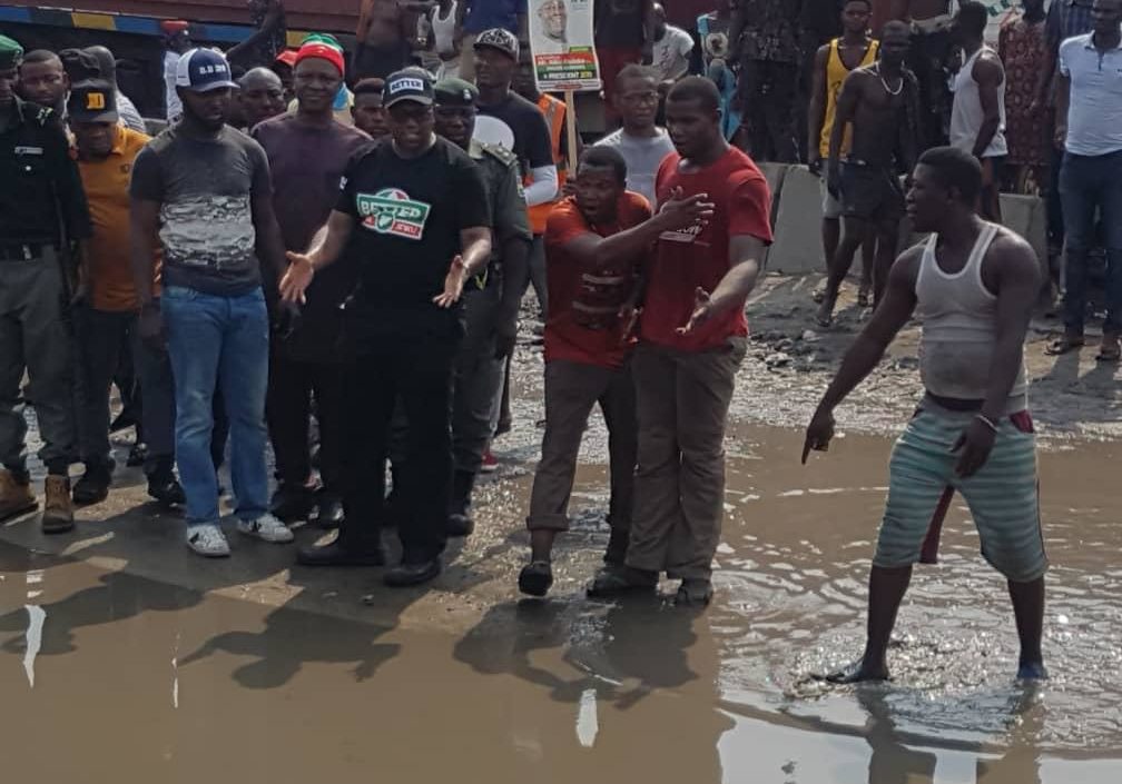 Obi, Agbaje set Computer Village, Ladipo Market on fire as they visit