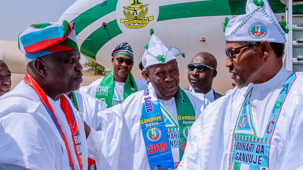 Tight security at Lagos airport ahead of Buhari visit