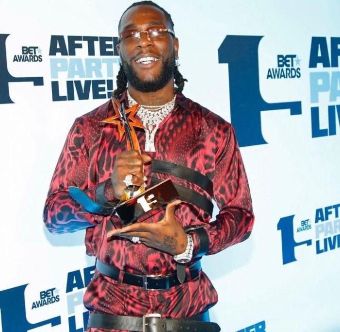 Burna Boy Wins Best International Act at 2019 BET Awards Burna Boy Wins Best International Act at 2019 BET Awards