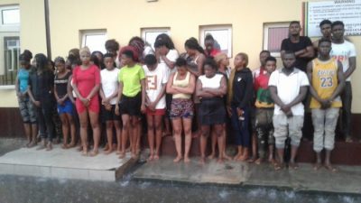 Lagos Task Force Arrests 77 Suspected Hoodlums, Prostitutes