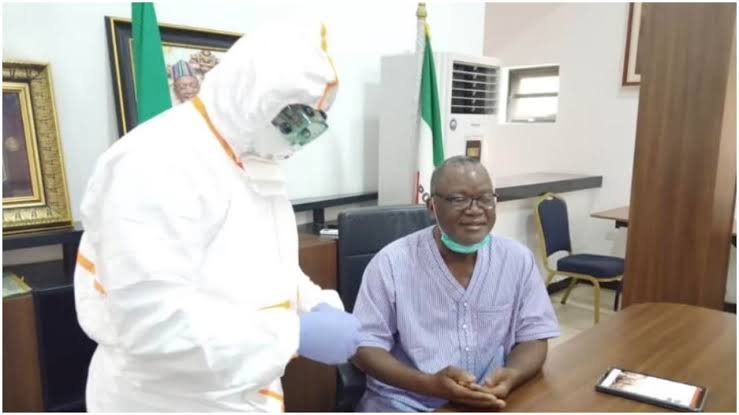 Gov. Ortom, Deputy Go For COVID-19 Test