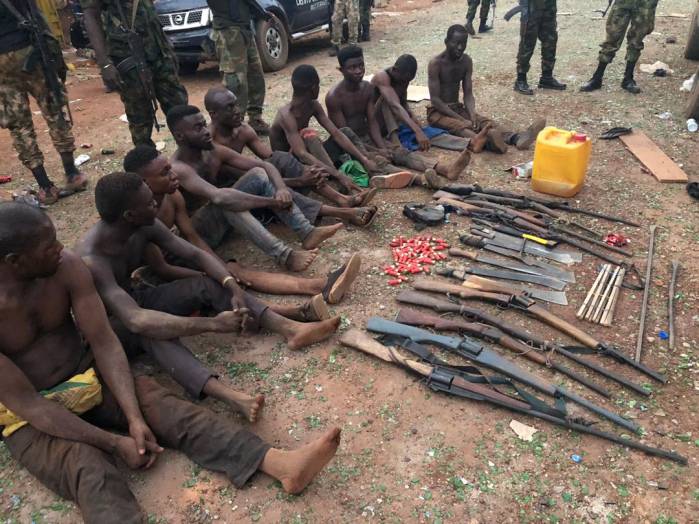 Benue Crisis: Troops Arrest 10 Suspects, Recover Weapons, Ammunition