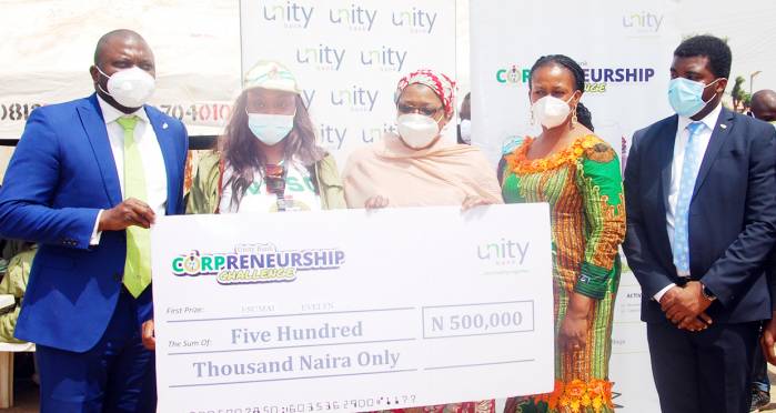12 NYSC Members Win N4m In Unity Bank’s Corpreneurship Challenge