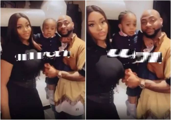 Davido, Chioma Reunite At Son’s Birthday Party