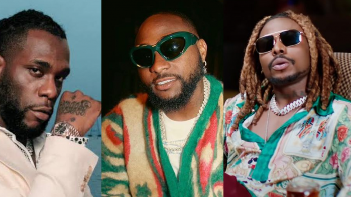 Asake, Burna Boy, Davido, Most Streamed Artistes In 2023- Spotify