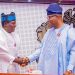 Akpabio Swears In Lalong As Plateau South Senator