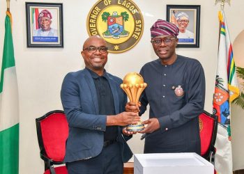 Sanwo-Olu Receives AFCON Trophy Ahead Of Tournament In Cote d’Ivoire