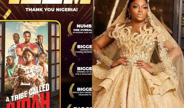 Funke Akindele’s “A Tribe Called Judah” Breaks Record, Becomes Number One Overall Film In Nigeria And West Africa