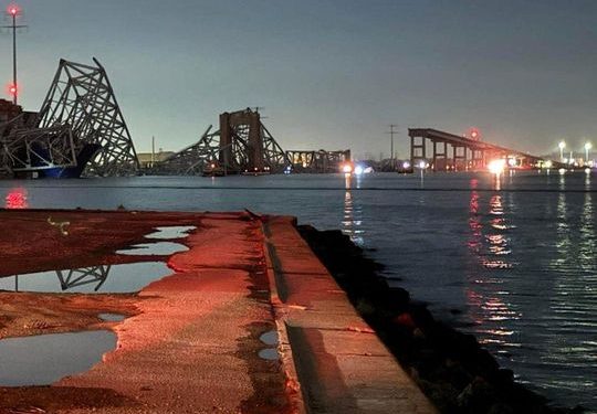 Breaking! Baltimore Bridge Collapses After Ship Collision