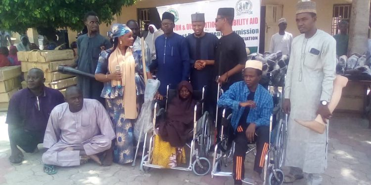 150 PWD Receive Free Mobility Aid From NEDC