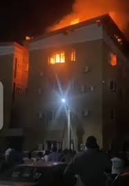 Fire Guts Lagos Govt Staff Quarters At Ogba