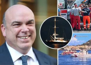 Alt="Search Resumes For 6 Missing As British technology tycoon Mike Lynch Superyacht Capsizes"