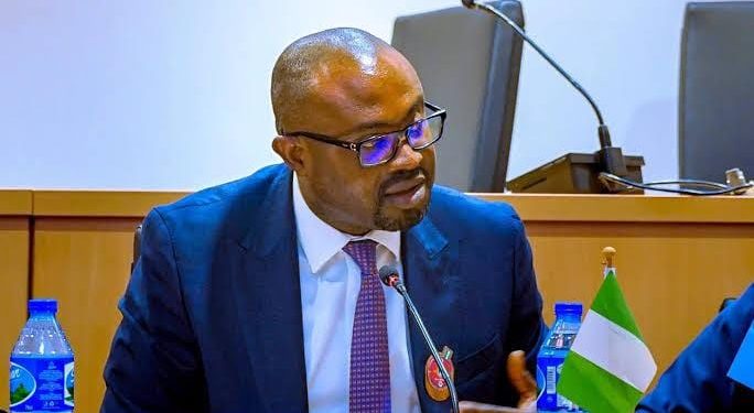 Alt="Mr. Olubunmi Tunji-Ojo, Minister of Interior "
