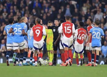 Manchester City Deny 10-man Arsenal In 2-2 Thriller