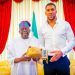 Anthony Joshua Honours Tinubu With Autographed Glove