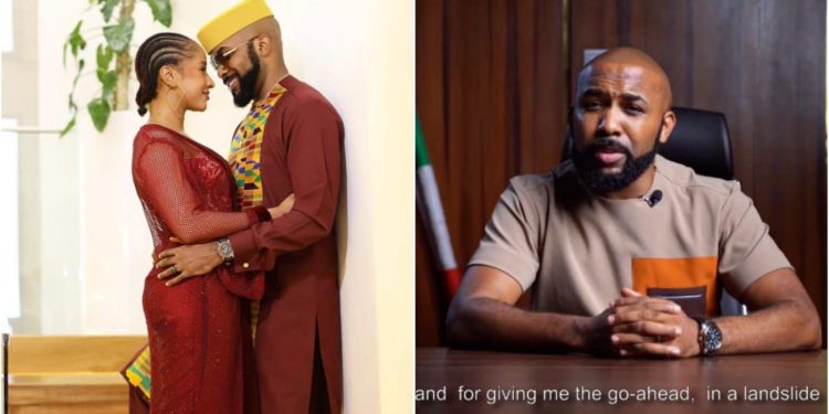 ‘Vasectomy Now Loading, No More Please’ – Banky W Tells His Wife, Adesuwa Etomi
