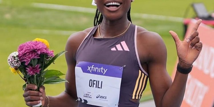 Nigerian Sprinter, Favour Ofili Reacts After Breaking World Record