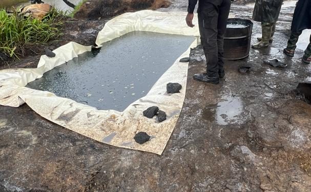 Navy Destroys Five Illegal Refineries In Rivers, Recovers Stolen Oil