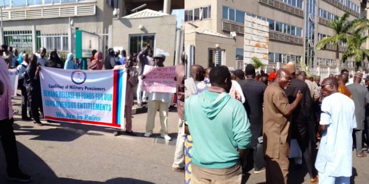 Retired Soldiers Barricade Finance Ministry Over Unpaid Entitlements