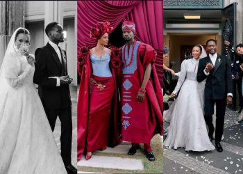 Temi Otedola, Mr. Eazi Release Wedding Pictures